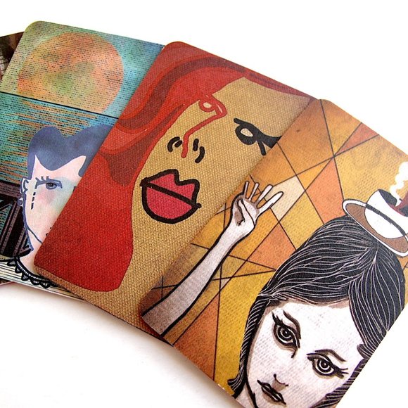 Art Cards Collection Digital Art Print by Martinez
